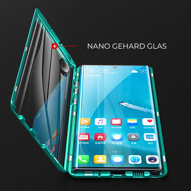 Marcelie Tempered Glass Dobbelt-Sidet Telefon Etui til Samsung