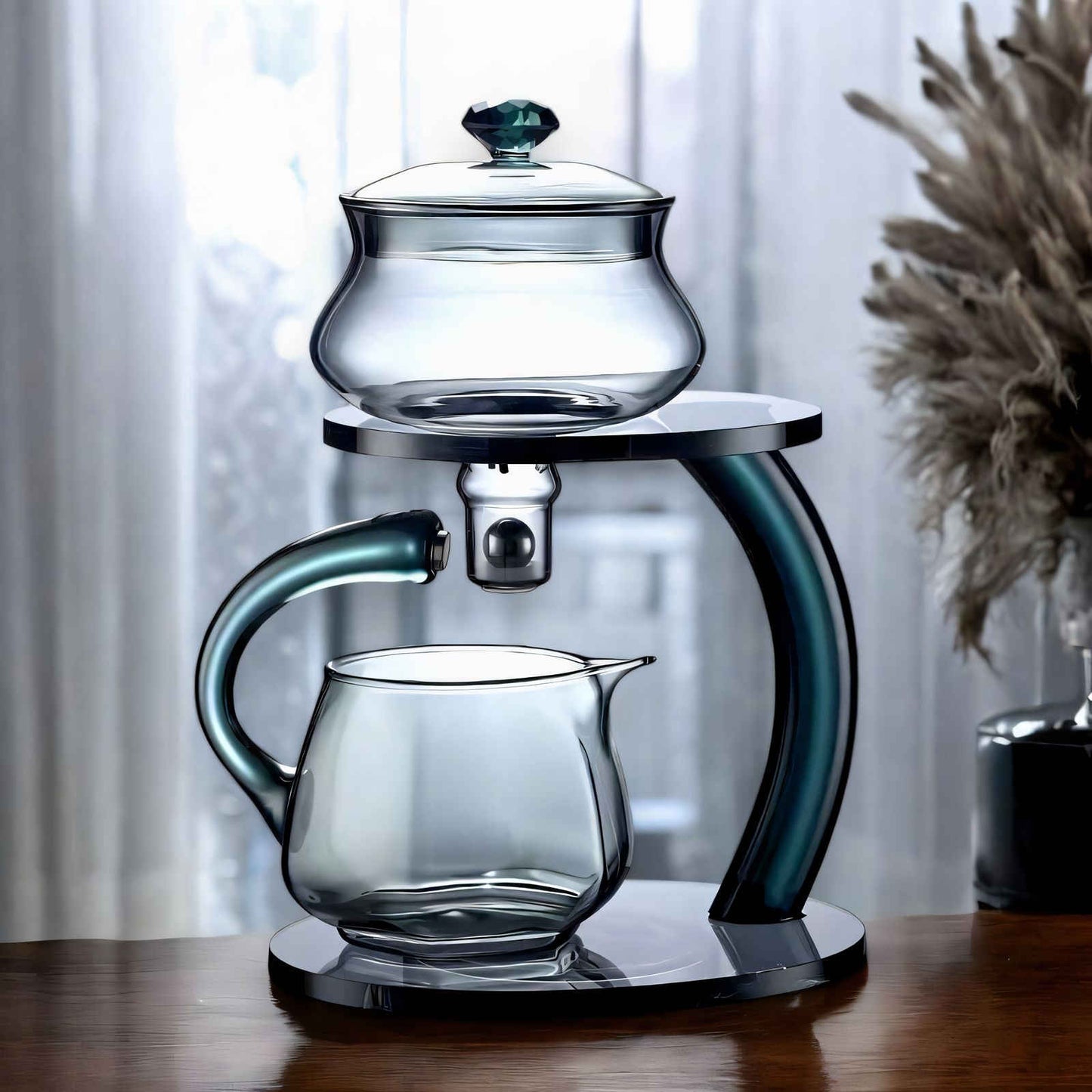 Marcelie | TranquiliTea – Magnetisk Glasinfusion Teapot for Forbedret Smag & Velvære
