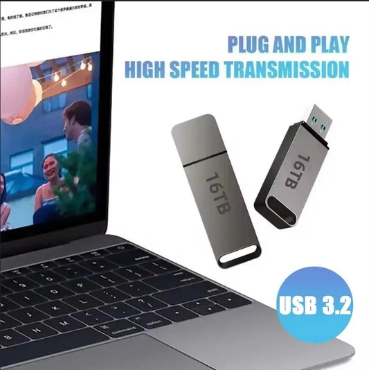 Marcelie | USB 3.2 Flash Drive | Højhastighed, Vandtæt & Stødresistent til Windows og Mac OS