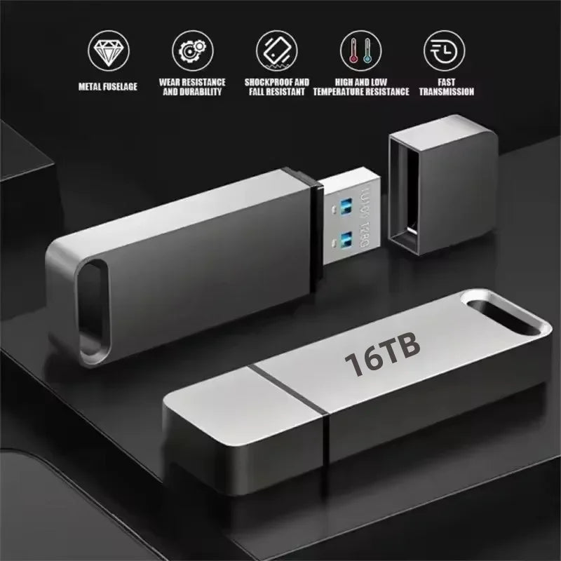 Marcelie | USB 3.2 Flash Drive | Højhastighed, Vandtæt & Stødresistent til Windows og Mac OS