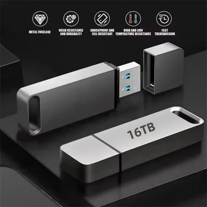 Marcelie | USB 3.2 Flash Drive | Højhastighed, Vandtæt & Stødresistent til Windows og Mac OS