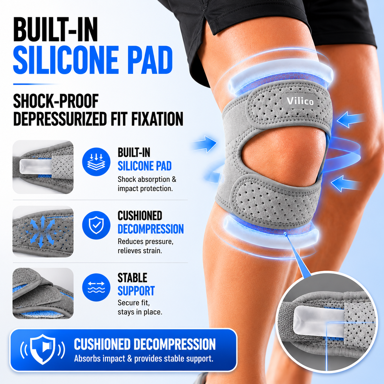 MarcelieMarcelie | KnevoPro Justerbar Patella Støtte Rem