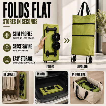 MarcelieMarcelie | Rollpack Foldbar Vogn med Hjul
