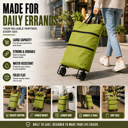 MarcelieMarcelie | Rollpack Foldbar Vogn med Hjul