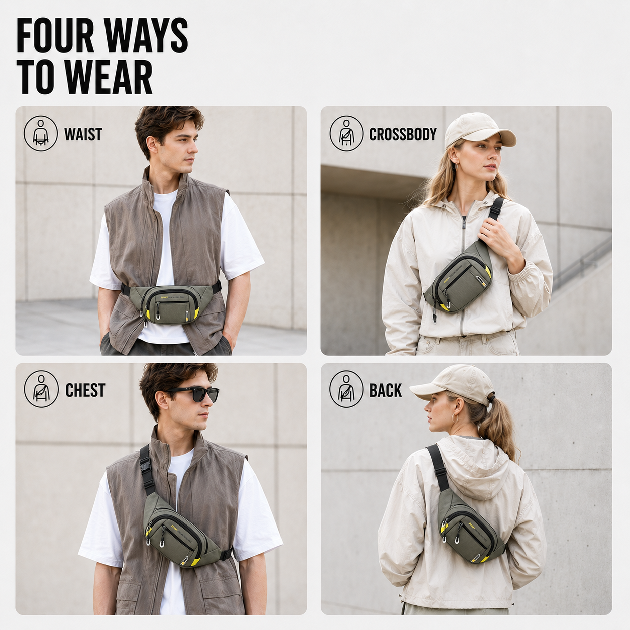 MarcelieMarcelie | VeltroPack Slim Talje Pack