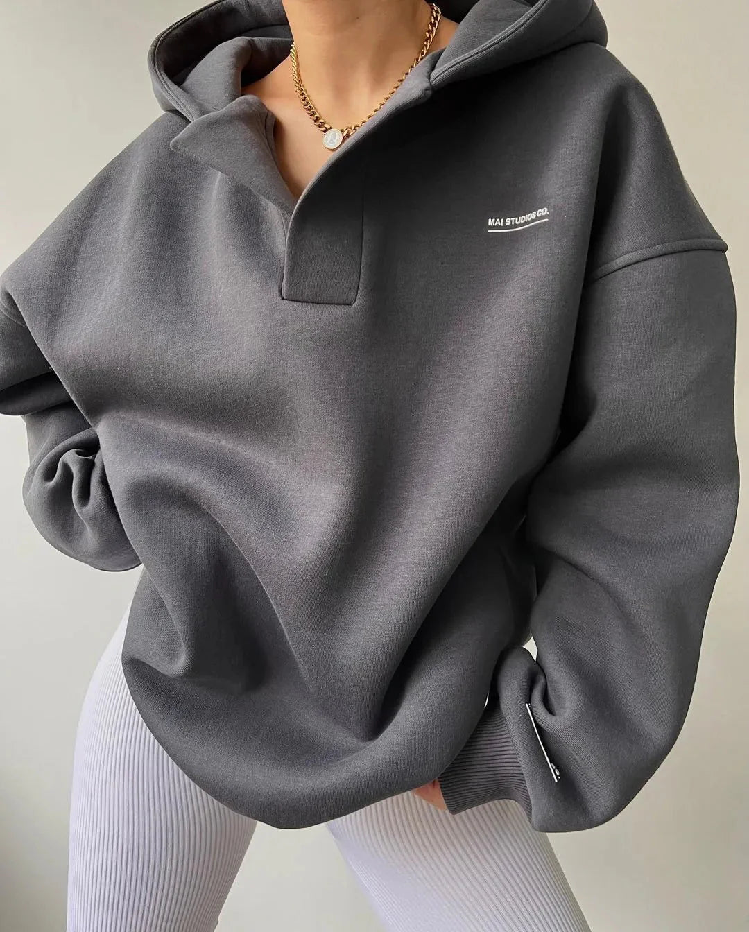 Aïcha | Sweat à capuche oversize pour femme - Image 4