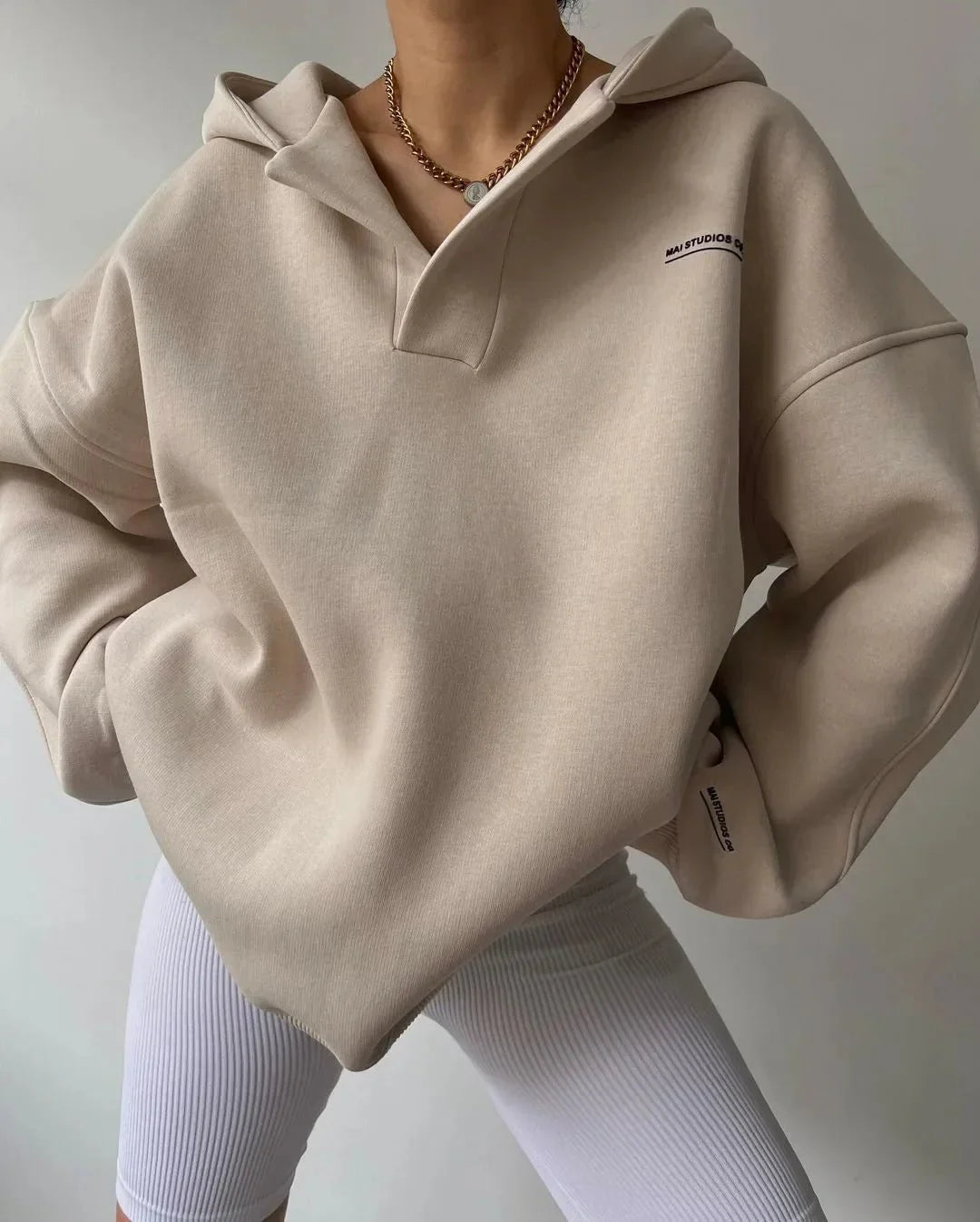 Aïcha | Sweat à capuche oversize pour femme - Image 10