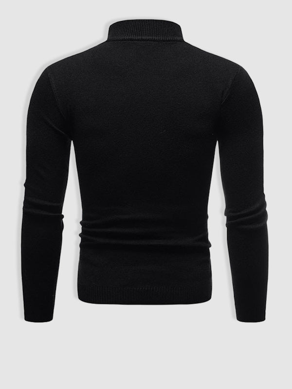 Sofiane | Pull à Col Roulé Slim Fit Homme - Image 2