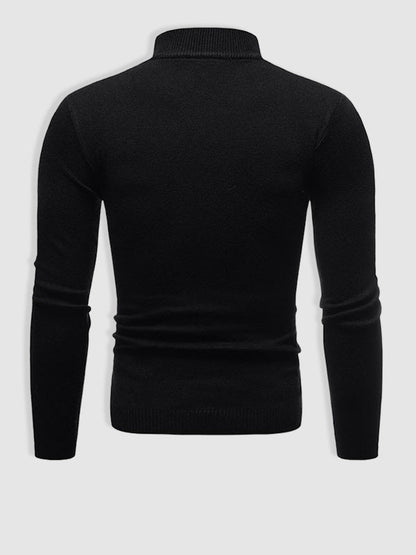 Sofiane | Pull à Col Roulé Slim Fit Homme - Image 2