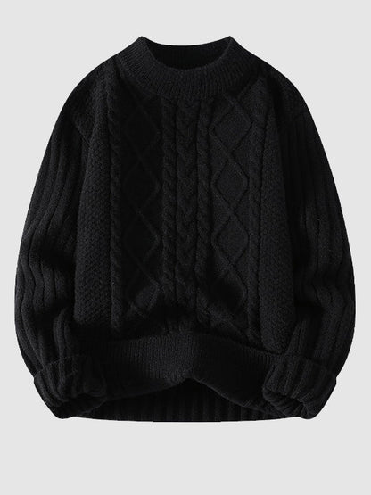 Yannick | Pull Homme Col Rond Tricot Câble - Image 4