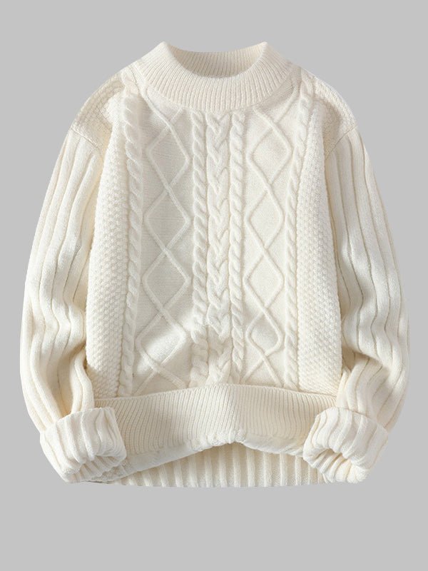 Yannick | Pull Homme Col Rond Tricot Câble - Image 6
