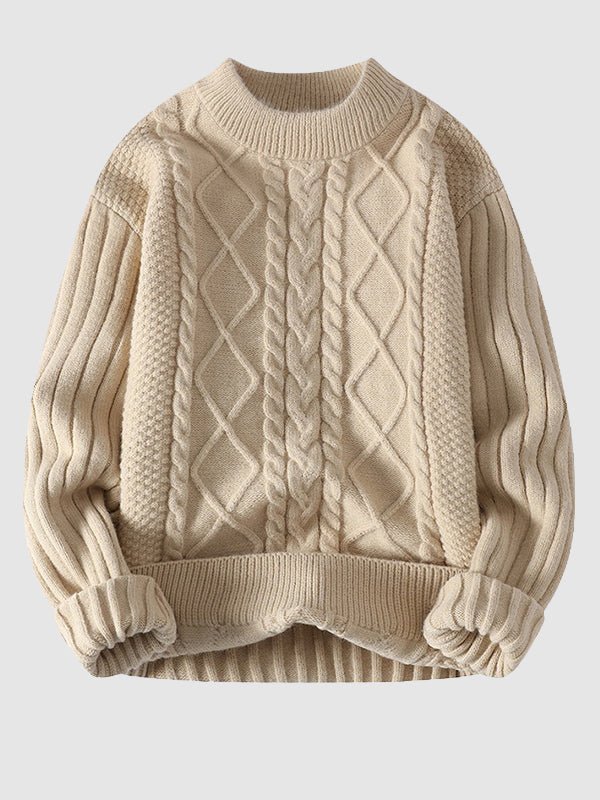 Yannick | Pull Homme Col Rond Tricot Câble - Image 5