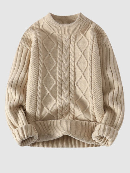 Yannick | Pull Homme Col Rond Tricot Câble - Image 5