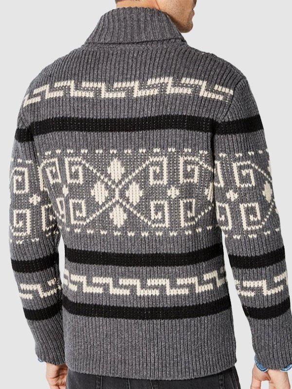 Rudy | Cardigan Homme Col Châle Entièrement Zippé - Image 14