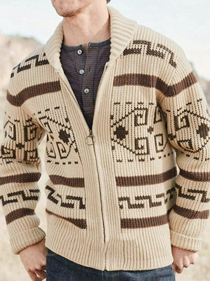 Rudy | Cardigan Homme Col Châle Entièrement Zippé - Image 3