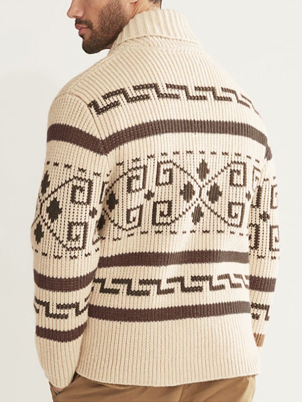 Rudy | Cardigan Homme Col Châle Entièrement Zippé - Image 4