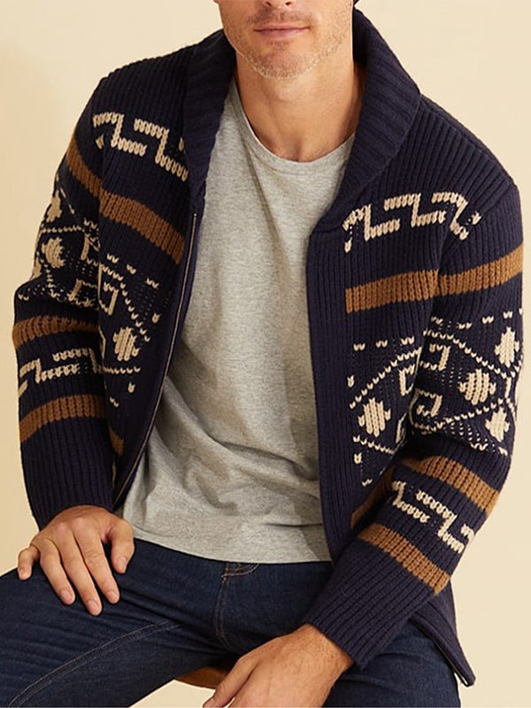Rudy | Cardigan Homme Col Châle Entièrement Zippé - Image 10