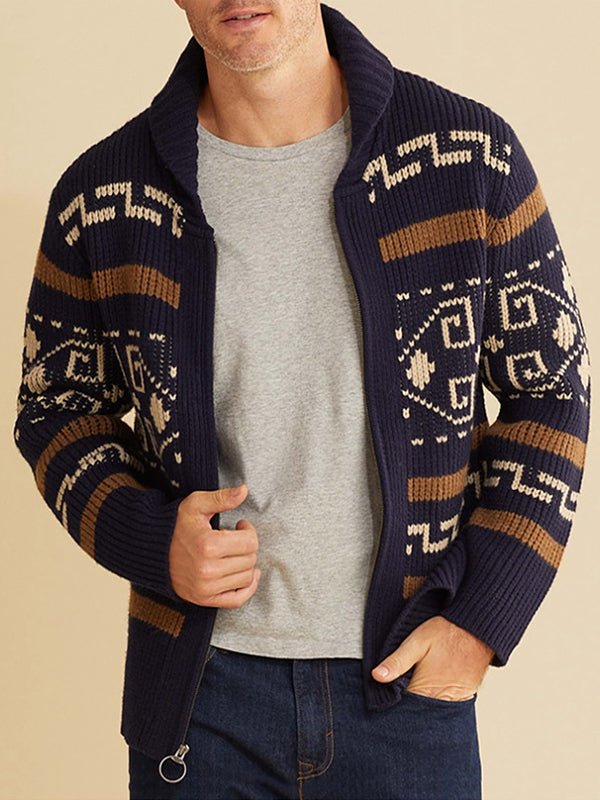 Rudy | Cardigan Homme Col Châle Entièrement Zippé - Image 9