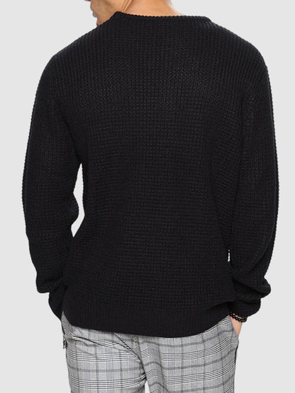 Ethan | Pull ample à col rond pour homme - Image 4