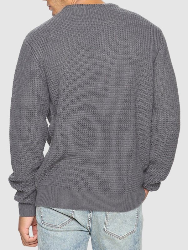 Ethan | Pull ample à col rond pour homme - Image 12