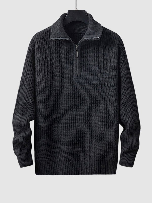 Aurel | Pull Homme Tricot Zippé Mi-longueur - Image 8