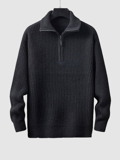 Aurel | Pull Homme Tricot Zippé Mi-longueur - Image 8
