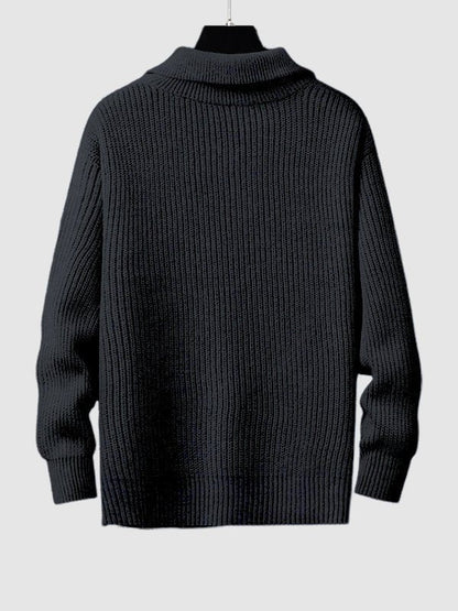 Aurel | Pull Homme Tricot Zippé Mi-longueur - Image 9