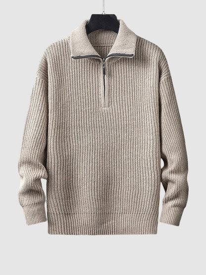 Aurel | Pull Homme Tricot Zippé Mi-longueur - Image 10