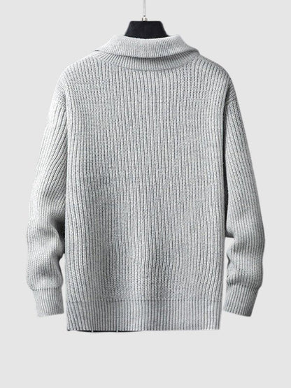 Aurel | Pull Homme Tricot Zippé Mi-longueur - Image 2