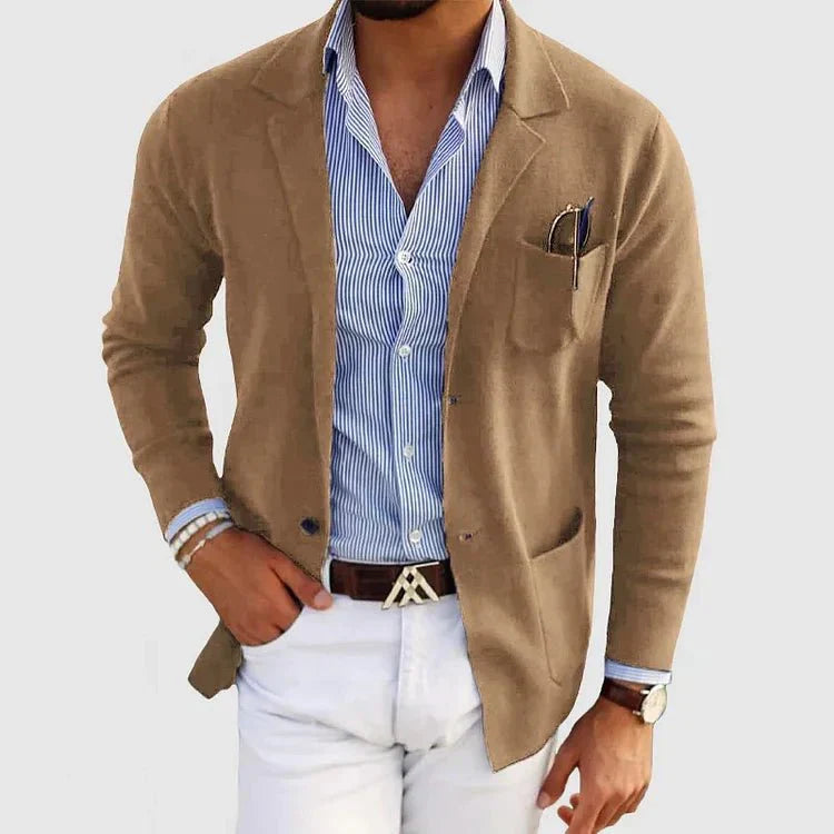 Rayan | Blazer Tricot Boutonné Homme - Image 3