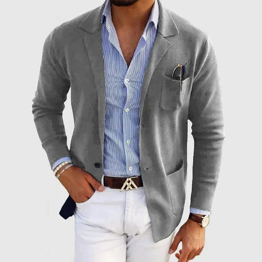 Rayan | Blazer Tricot Boutonné Homme - Image 2