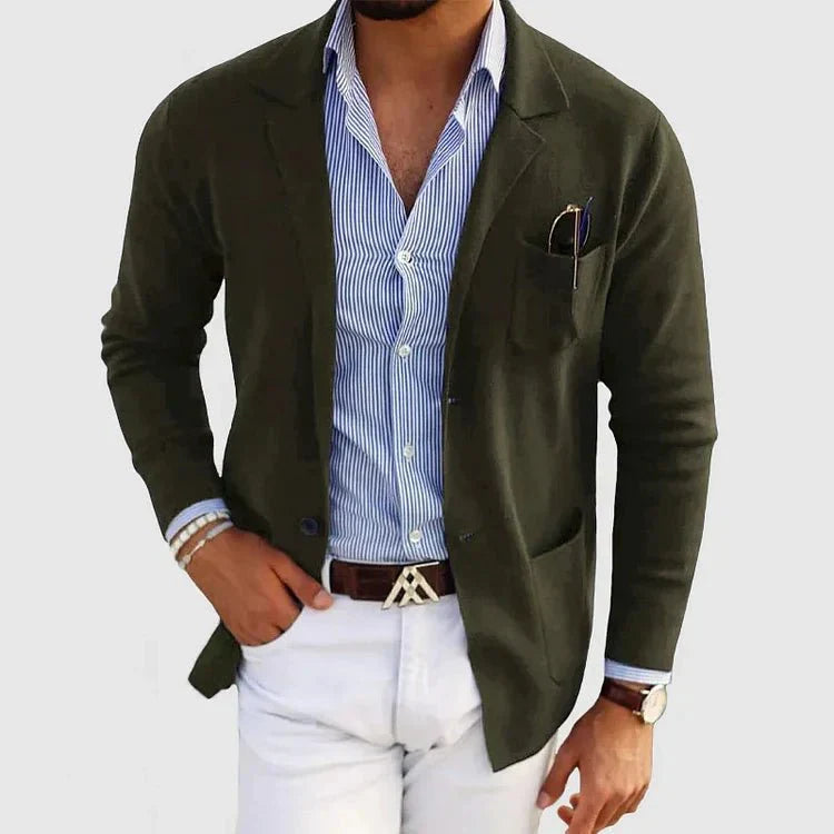 Rayan | Blazer Tricot Boutonné Homme - Image 5