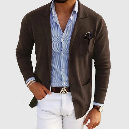 Rayan | Blazer Tricot Boutonné Homme - Image 4