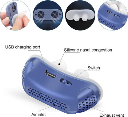 Micro CPAP Søvnapnø Enhed - Anti-Snorken