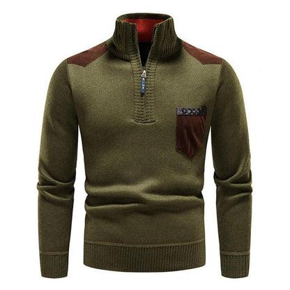 Lilian | Pull Homme Col Montant Demi-Zip - Image 4