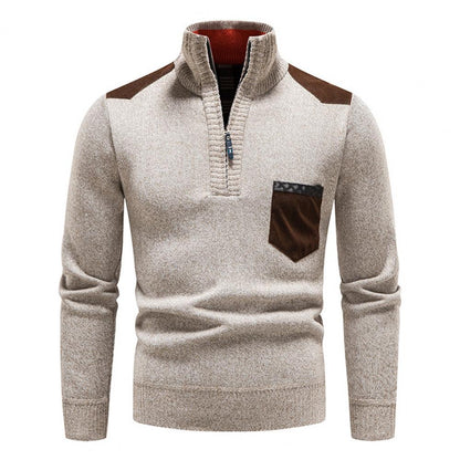 Lilian | Pull Homme Col Montant Demi-Zip - Image 3