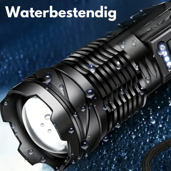 Militær Lommelygte - 5000 Lumen & Vandtæt