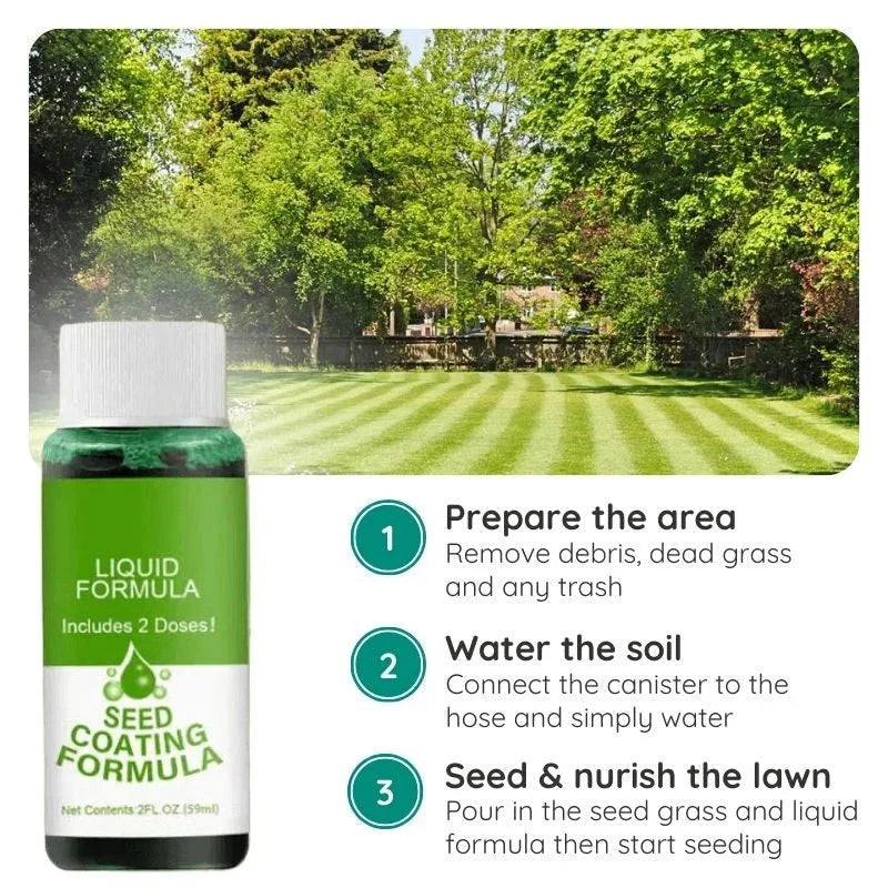 Miljøvenlig Plænesæd Spray til Perfekt Græs Vækst