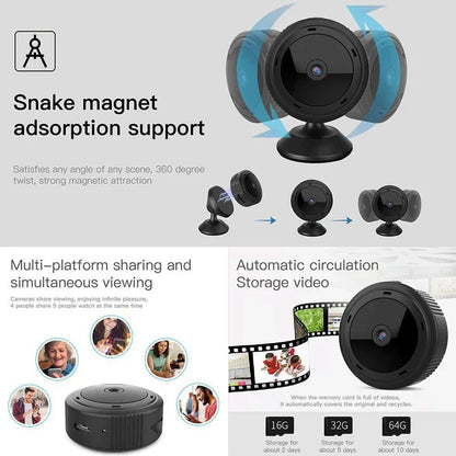 Mini WiFi Kamera - Hjemmesikkerhed