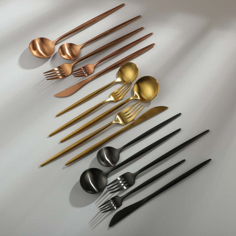 Minimalistisk Bestik – Høj Kvalitet Rustfrit Stål | Elegant Design