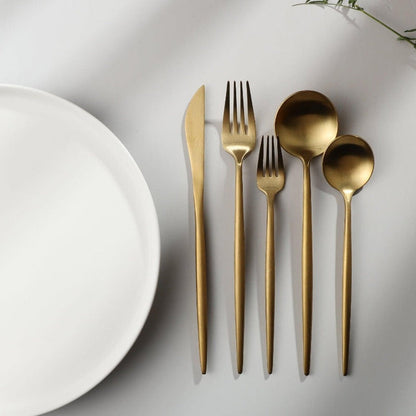 Minimalistisk Bestik – Høj Kvalitet Rustfrit Stål | Elegant Design