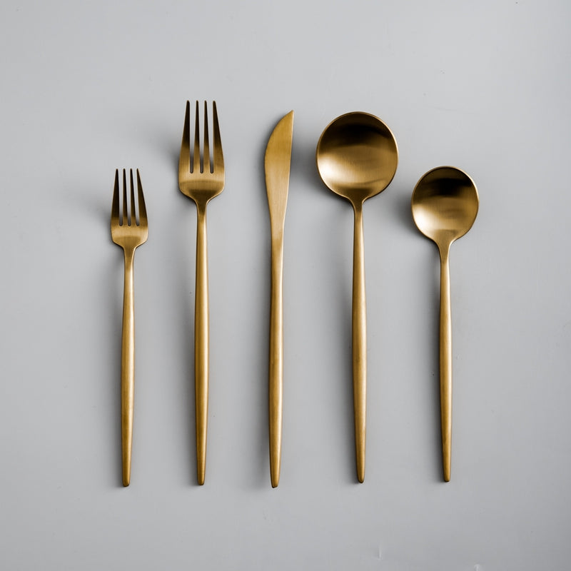 Minimalistisk Bestik – Høj Kvalitet Rustfrit Stål | Elegant Design