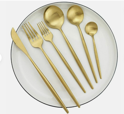 Minimalistisk Bestik – Høj Kvalitet Rustfrit Stål | Elegant Design