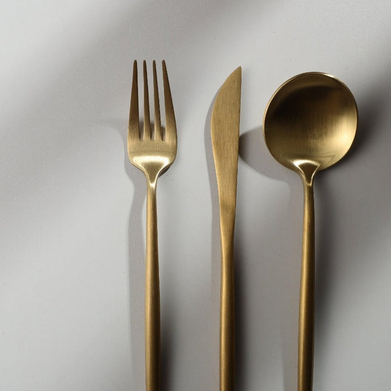 Minimalistisk Bestik – Høj Kvalitet Rustfrit Stål | Elegant Design