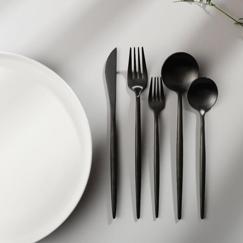Minimalistisk Bestik – Høj Kvalitet Rustfrit Stål | Elegant Design