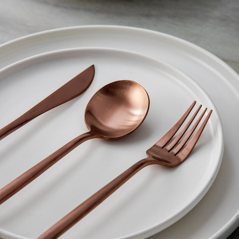 Minimalistisk Bestik – Høj Kvalitet Rustfrit Stål | Elegant Design