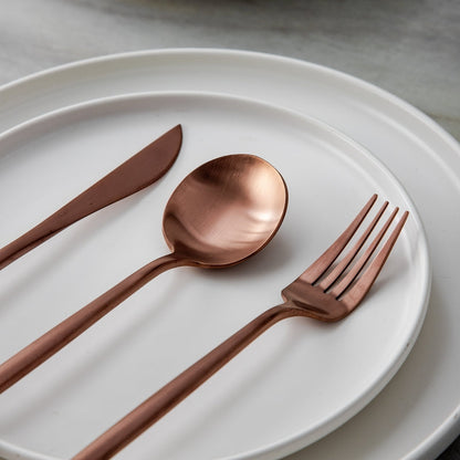 Minimalistisk Bestik – Høj Kvalitet Rustfrit Stål | Elegant Design