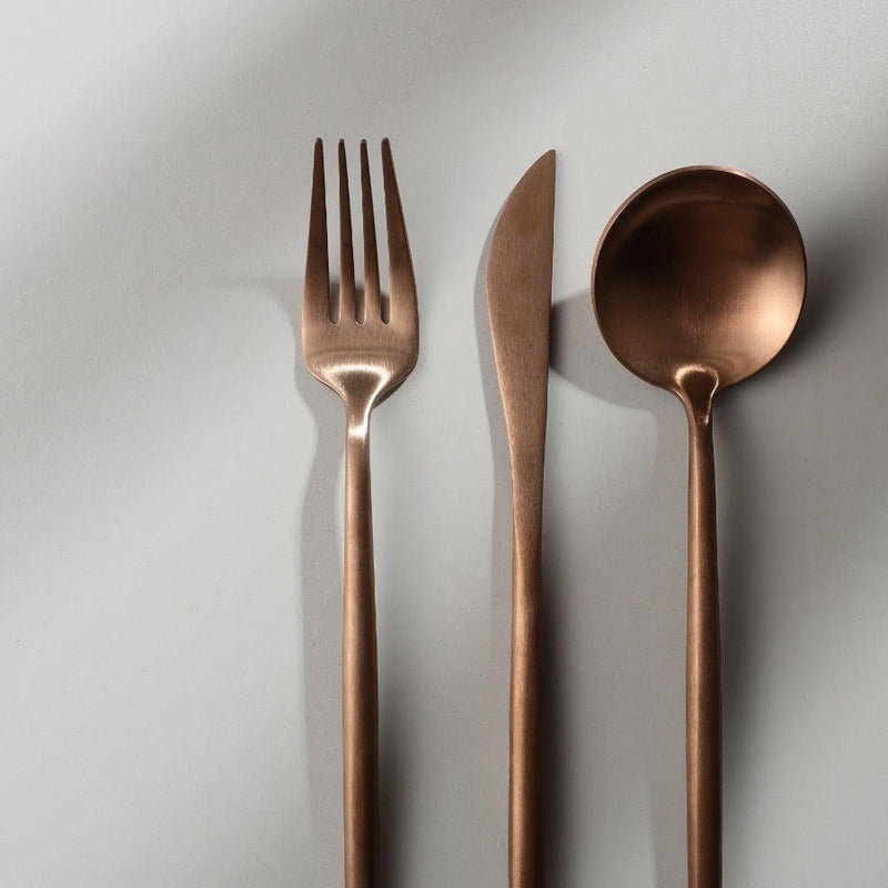 Minimalistisk Bestik – Høj Kvalitet Rustfrit Stål | Elegant Design