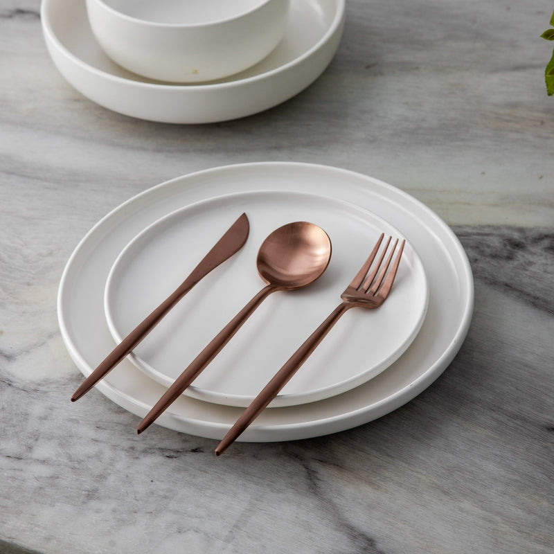 Minimalistisk Bestik – Høj Kvalitet Rustfrit Stål | Elegant Design