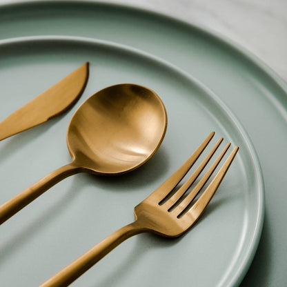 Minimalistisk Bestik – Høj Kvalitet Rustfrit Stål | Elegant Design
